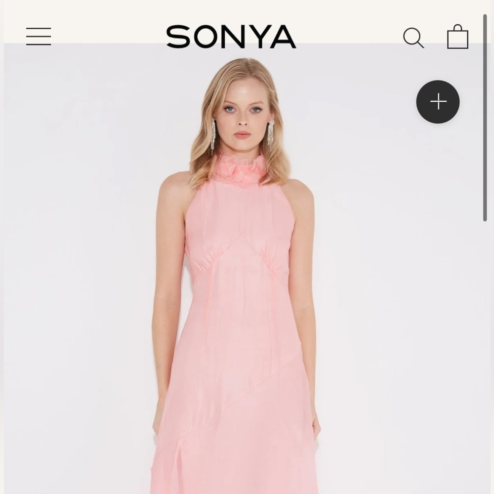 Sonya pink gown. Never worn Australia size 8. US size small